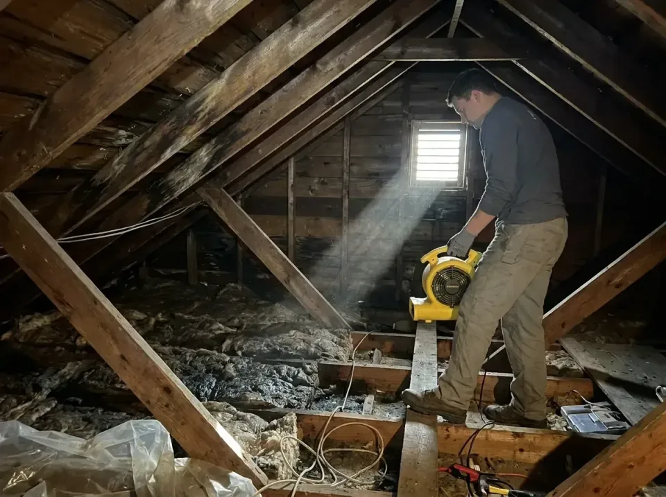 attic-water-damage-drying-proc-007 — frequently asked questions, Emergency Water Extraction & 24/7 Flood Response in North R…